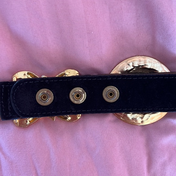 Gold Rhinestone Statement Belt - Picture 5 of 5